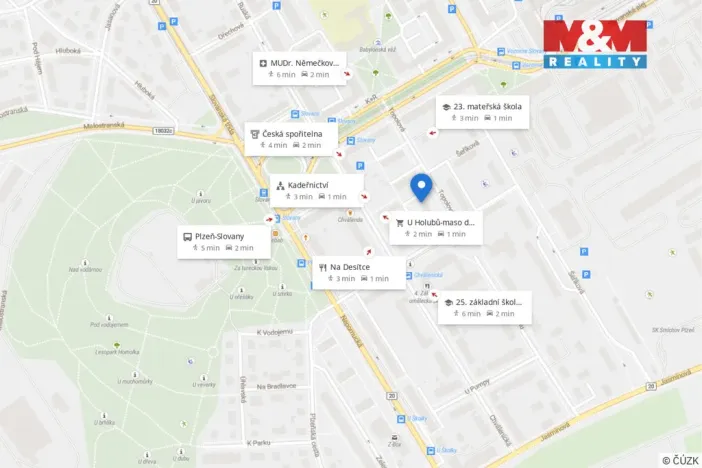 Prodej bytu 3+1, Plzeň - Koterov, Topolová, 70 m2