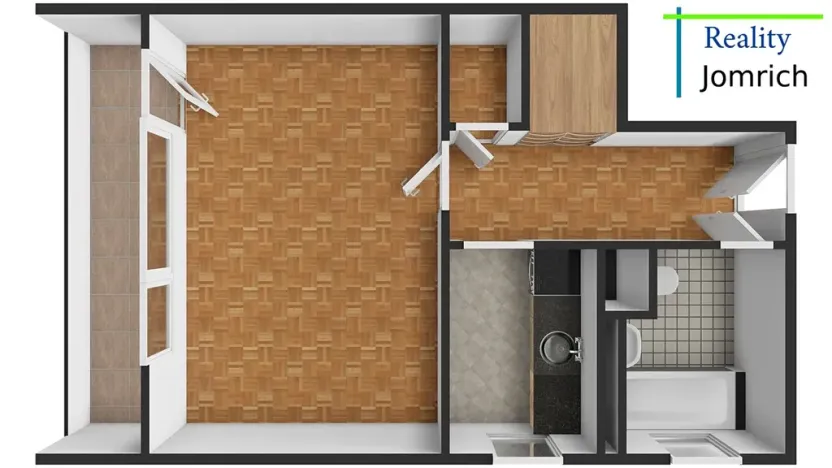 Prodej bytu 1+1, Liberec, Franklinova, 30 m2