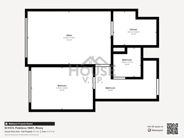 Prodej bytu 2+kk, Říčany, Poláčkova, 45 m2
