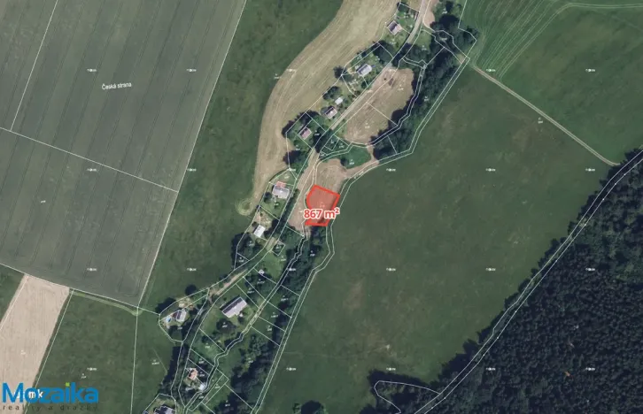 Prodej louky, Výprachtice, 867 m2