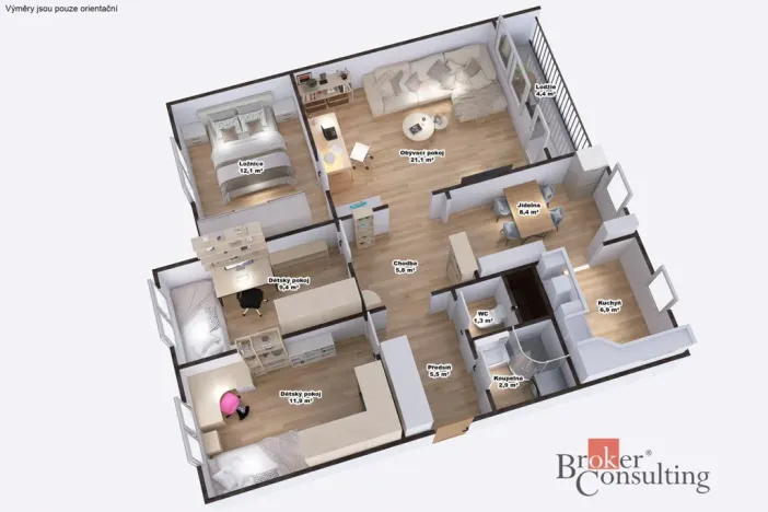 Prodej bytu 5+1, Stráž pod Ralskem, Mimoňská, 86 m2