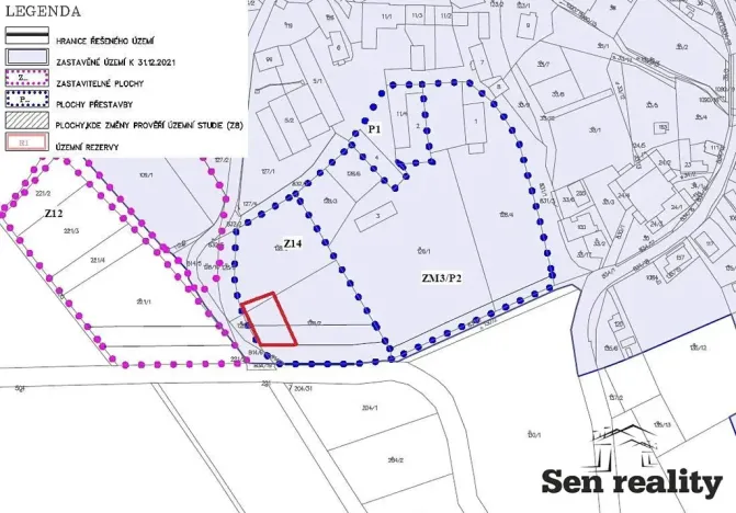 Prodej pozemku pro bydlení, Podhořany u Ronova, 853 m2
