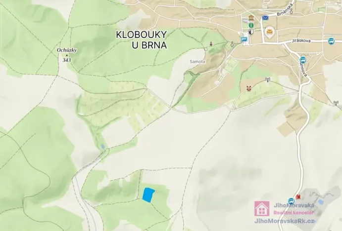 Prodej lesa, Klobouky u Brna, 4858 m2