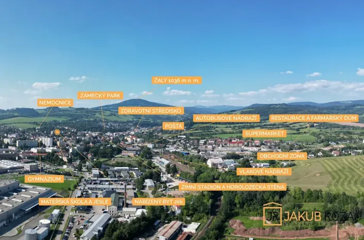 Pronájem bytu 2+kk, Vrchlabí, Pražská, 40 m2