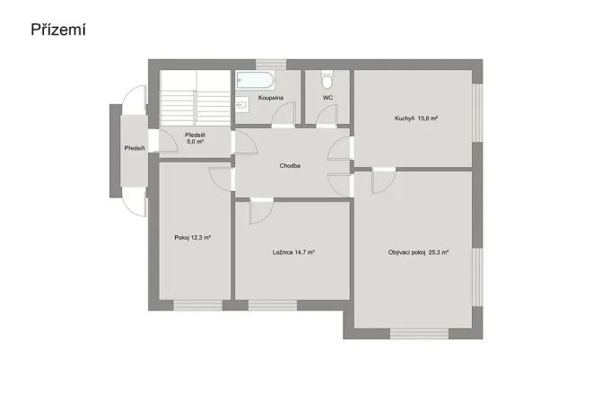 Prodej rodinného domu, Všetaty, Vinice, 280 m2