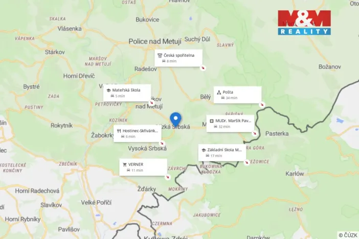 Prodej chalupy, Machov - Nízká Srbská, 160 m2