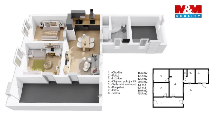 Prodej rodinného domu, Žiželice, Rožumberkova, 70 m2