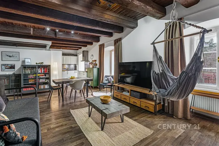 Prodej atypického bytu, Praha - Troja, Povltavská, 86 m2