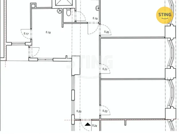 Pronájem bytu 3+1, Ostrava, Denisova, 117 m2