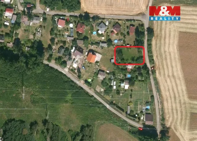 Pronájem zahrady, Přeštice, 611 m2