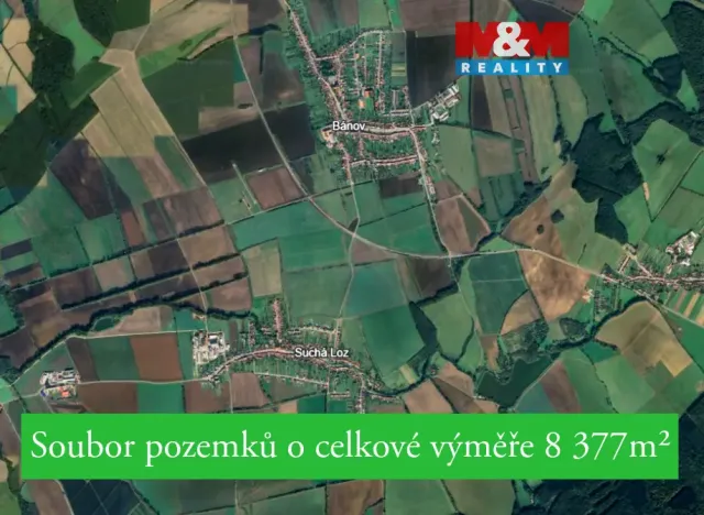 Prodej pole, Suchá Loz, 8377 m2