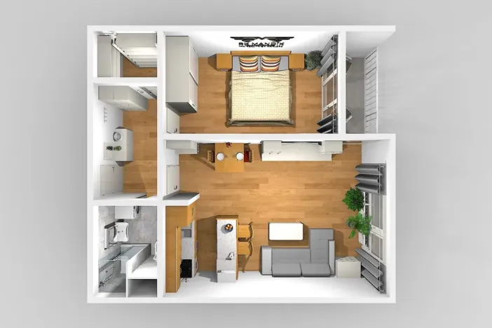 Pronájem bytu 2+kk, Praha - Prosek, Kytlická, 53 m2