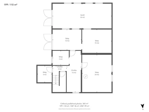 Prodej vícegeneračního domu, Praha - Horní Počernice, Čechurova, 365 m2