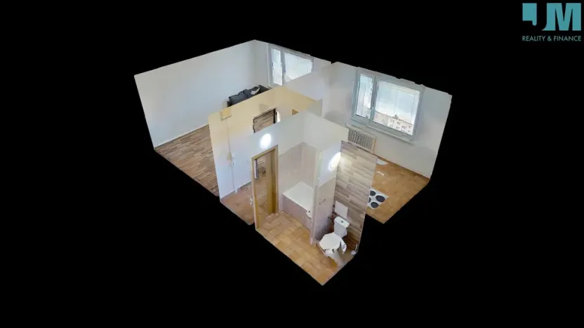 Pronájem bytu 1+1, Polná, Palackého, 33 m2