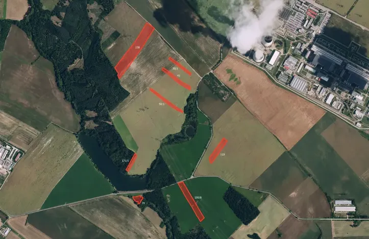 Prodej pole, Dukovany, 75505 m2