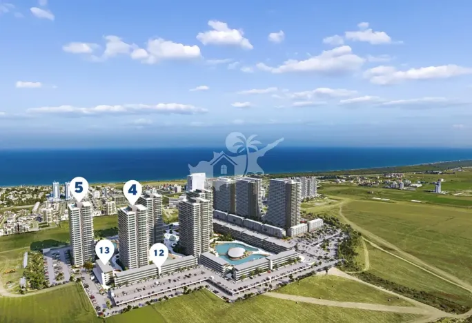 Prodej bytu 1+kk, Trikomo, Kypr, 39 m2