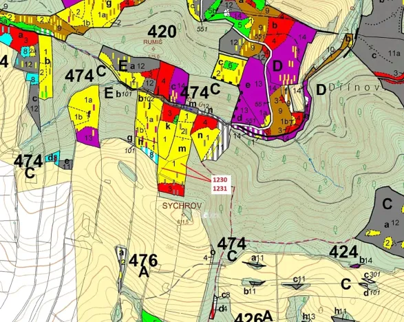 Dražba lesa, Horní Studénky, 7904 m2