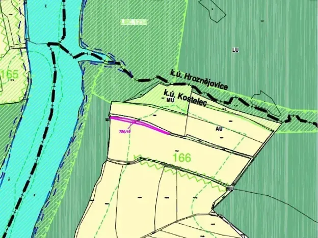 Dražba louky, Hluboká nad Vltavou, 3163 m2