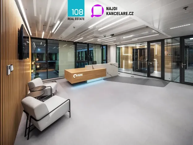 Pronájem kanceláře, Praha - Karlín, Karolinská, 2679 m2
