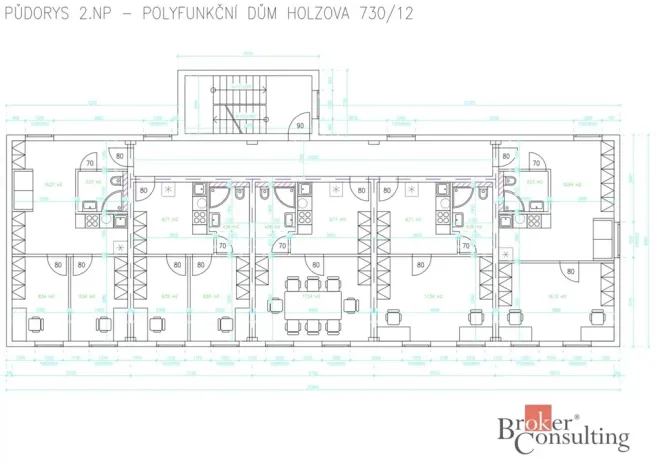 Prodej činžovního domu, Brno - Líšeň, Holzova, 579 m2