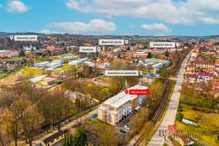 Pronájem bytu 1+kk, Třešť, Nádražní, 24 m2