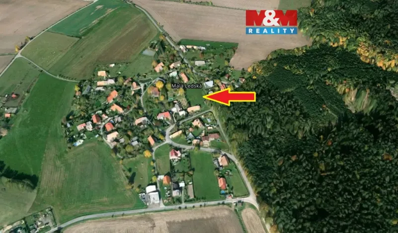 Prodej pozemku pro bydlení, Hřibiny-Ledská - Ledská, 1540 m2