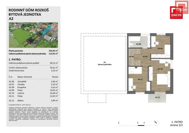 Prodej rodinného domu, Průhonice, 111 m2