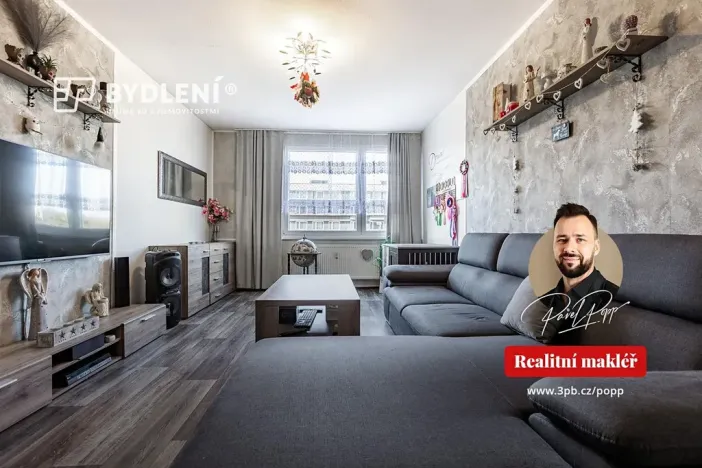 Prodej bytu 2+1, Chomutov, Palackého, 66 m2