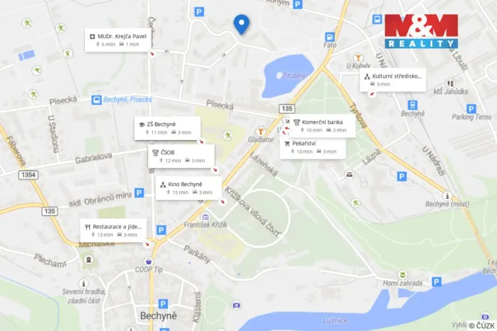 Prodej bytu 2+kk, Bechyně, Písecká, 42 m2