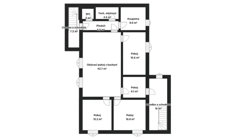 Prodej rodinného domu, Kamenná Horka, 273 m2
