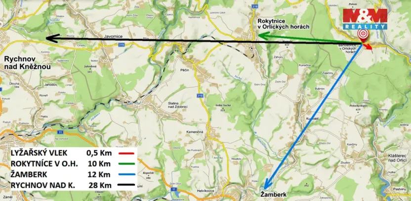 Prodej louky, Bartošovice v Orlických horách, 1153 m2