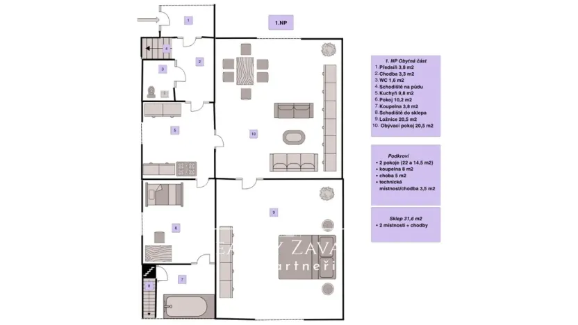 Prodej rodinného domu, Libušín, Důl Jan, 126 m2