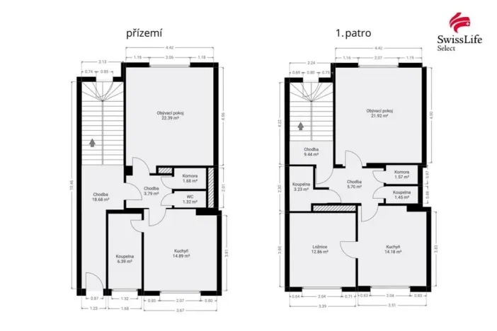 Prodej rodinného domu, Praha - Kobylisy, Pakoměřická, 160 m2