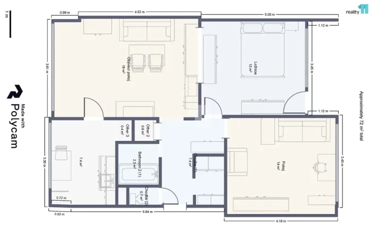 Prodej bytu 3+1, Kolín - Kolín II, Dělnická, 71 m2