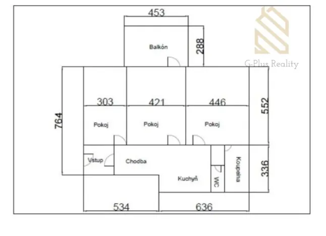 Prodej bytu 3+1, Teplice, Českobratrská, 80 m2