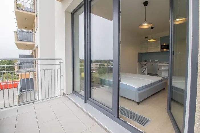 Pronájem bytu 1+kk, Praha - Třebonice, K metru, 32 m2