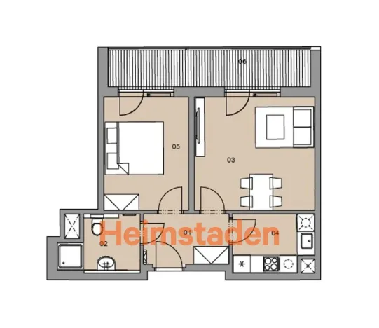 Pronájem bytu 2+1, Plzeň - Jižní Předměstí, Magisterská, 46 m2