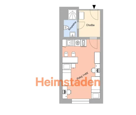 Pronájem bytu 1+kk, Plzeň - Jižní Předměstí, Magisterská, 28 m2