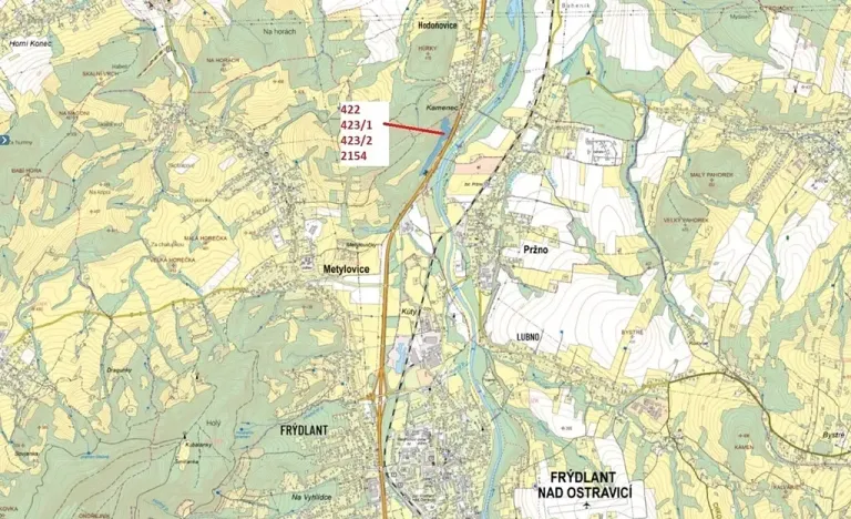 Dražba lesa, Metylovice, 49039 m2