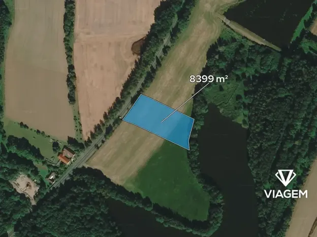 Prodej podílu pole, Kamenice nad Lipou, 4199 m2