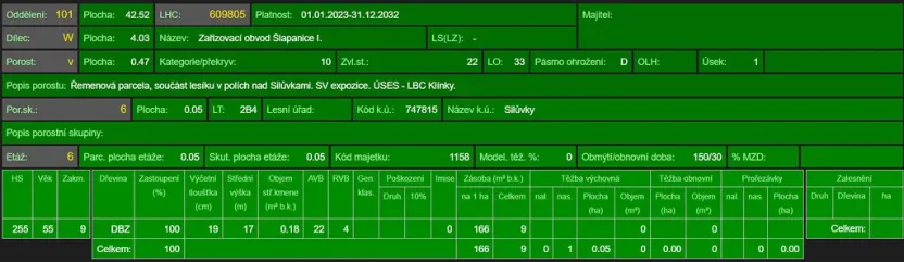 Prodej lesa, Silůvky, 174 m2