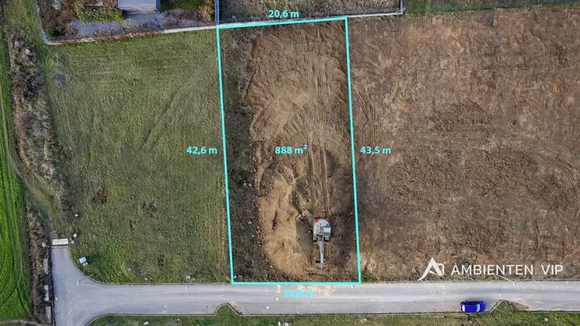 Prodej pozemku pro bydlení, Rozdrojovice, 888 m2