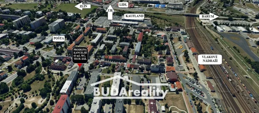 Pronájem obchodního prostoru, Otrokovice, Havlíčkova, 54 m2