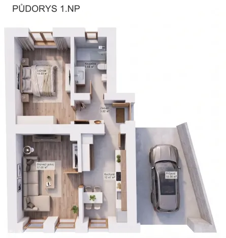 Prodej rodinného domu, Orlovice, 54 m2