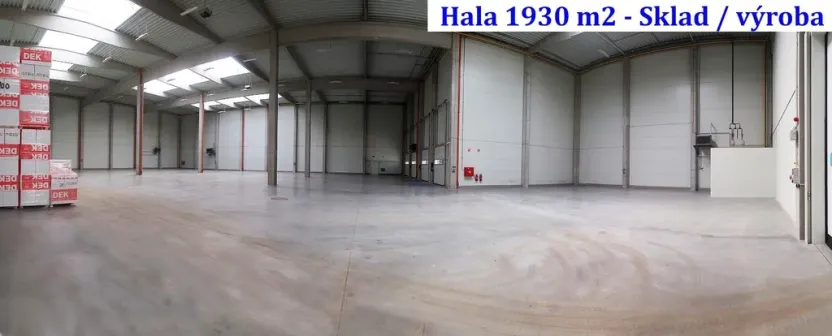 Pronájem skladu, Hýskov, Na Břasích, 1930 m2