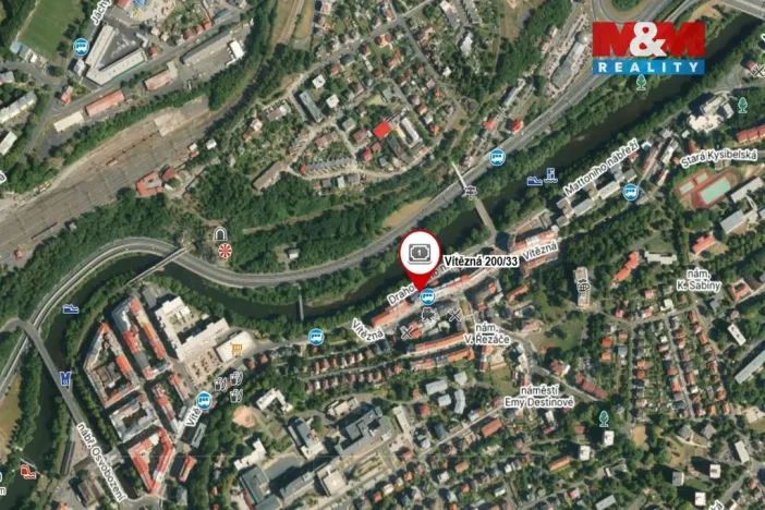 Pronájem bytu 2+1, Karlovy Vary - Drahovice, Vítězná, 69 m2