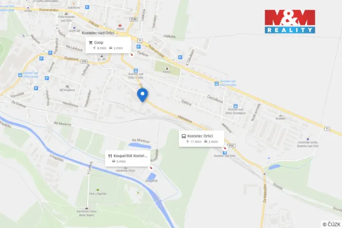 Pronájem garáže, Kostelec nad Orlicí, Mánesova, 50 m2