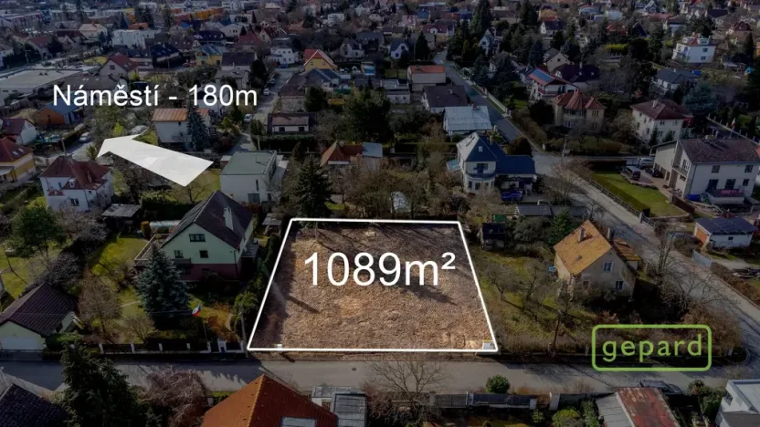 Prodej pozemku pro bydlení, Černošice, 1089 m2