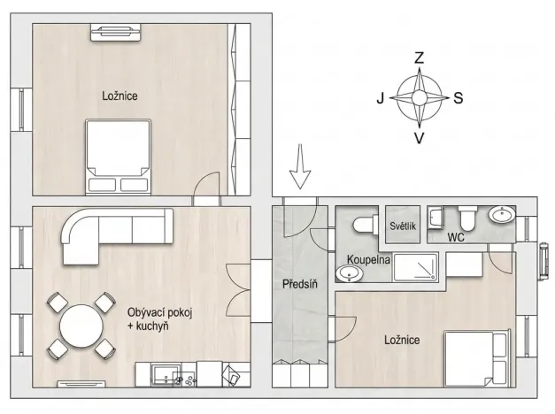 Prodej bytu 3+kk, Praha - Nové Město, Wenzigova, 79 m2