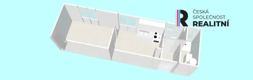 Prodej bytu 1+1, Podbořany, Švermova, 26 m2